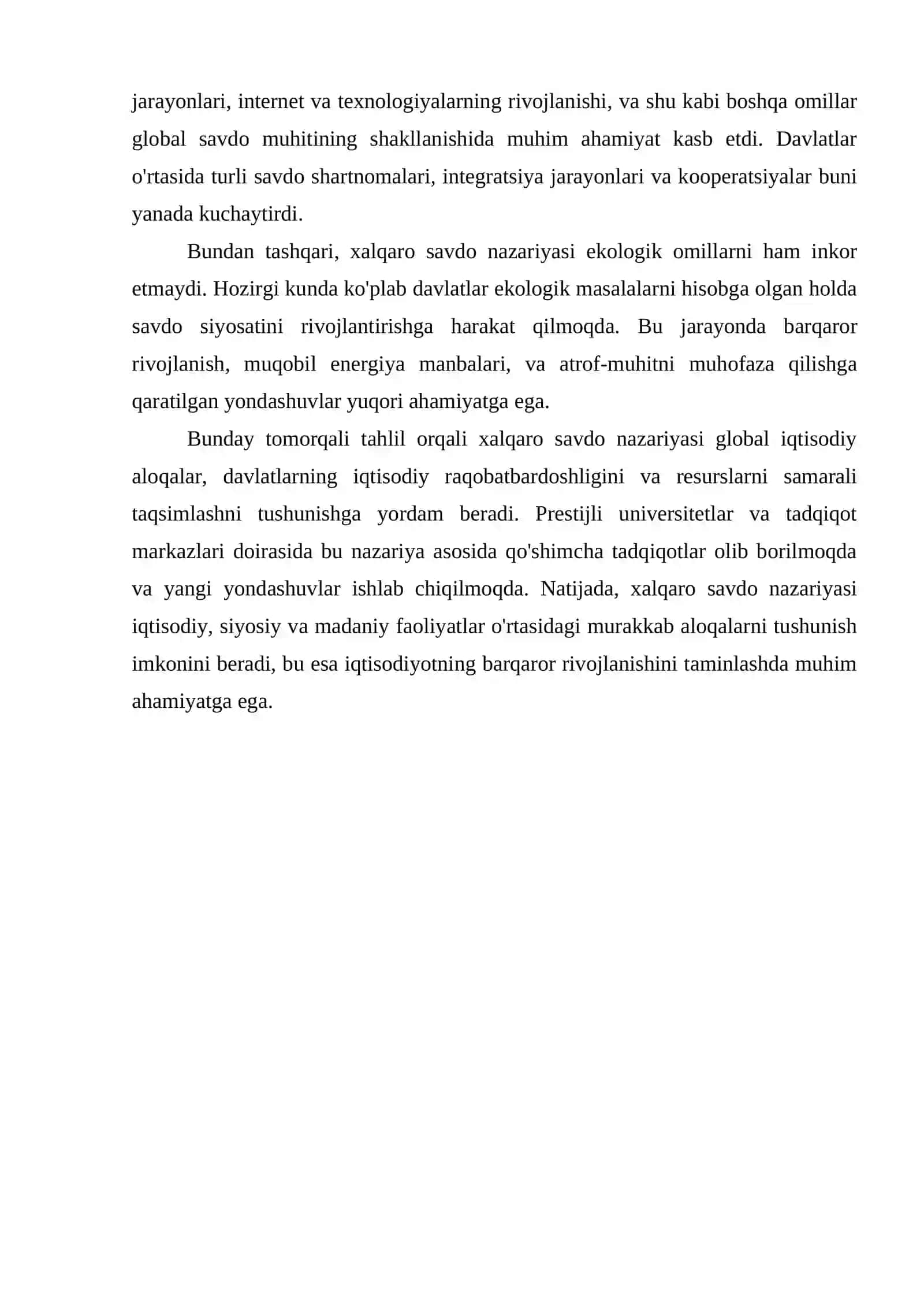 XALQARO SAVDO NAZARIYASI 4
