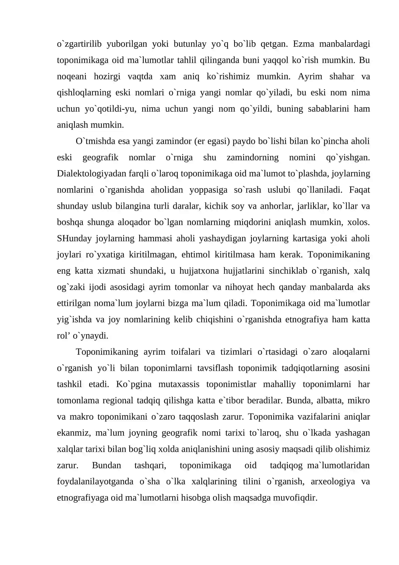 Toponomika tushunchasi va uning maqsadi 4