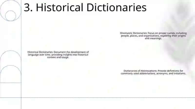 Onomastic Dictionaries 4