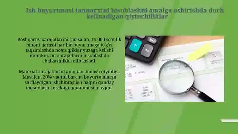 Buyurtmali kalkulyatsiyaqilishusuli 4