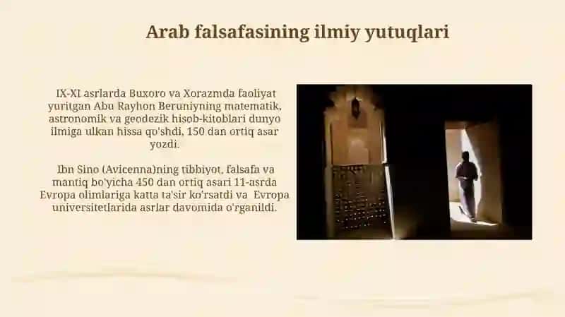 Al-Arabiy falsafasi 4