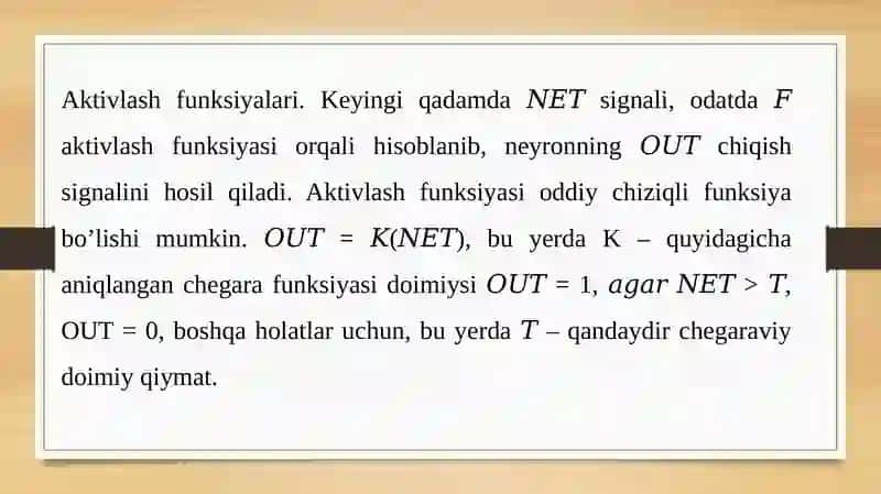 Sun’iyneyronto‘riningtuzilishi 4