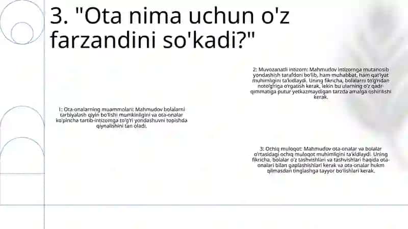 Ota Nega Farzandiga Tanbeh Beradi 4