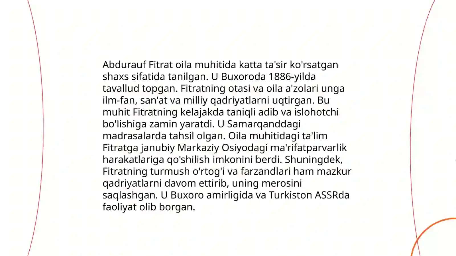 Abdurauf fitratning xayoti va ijodi 4