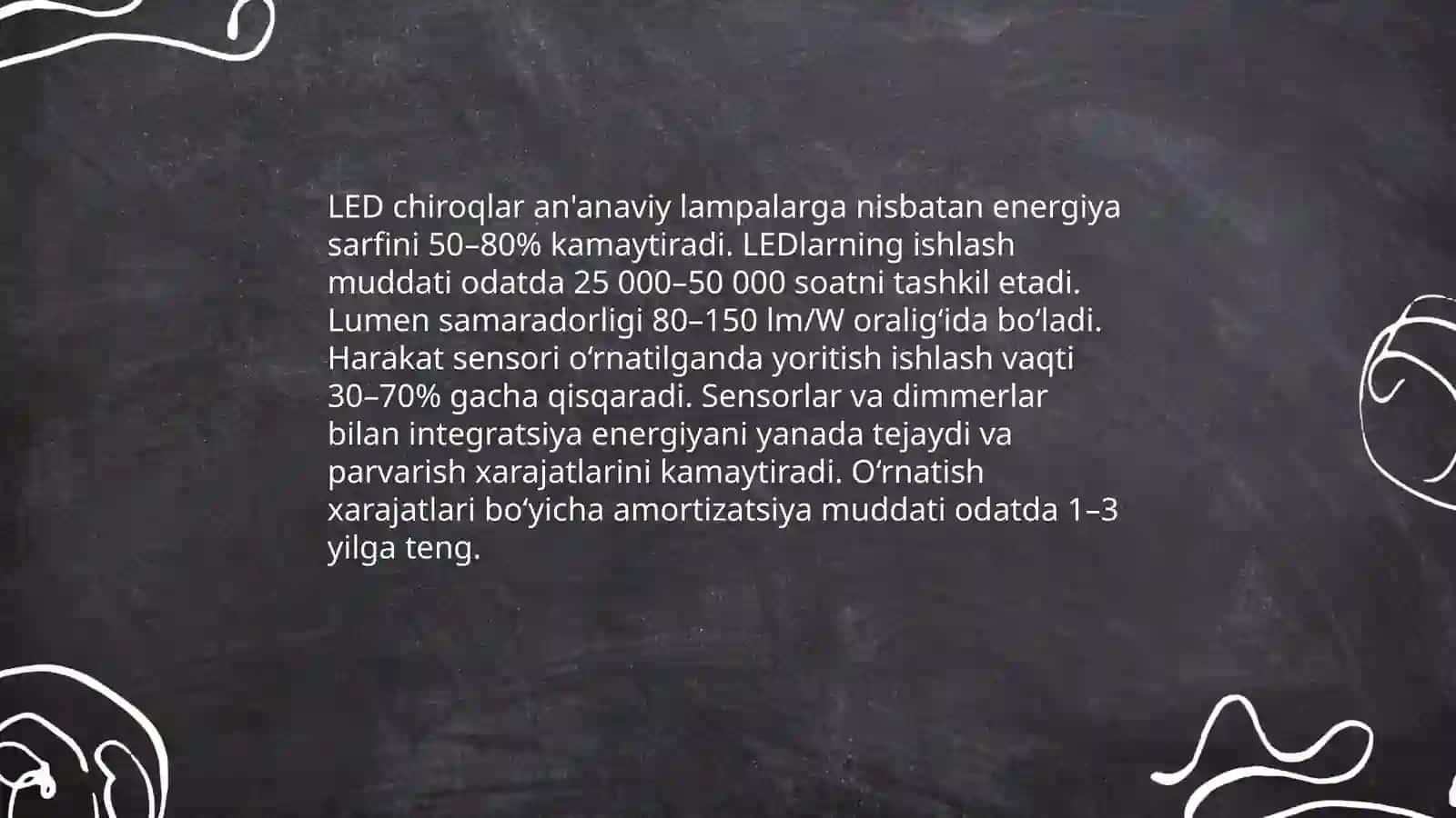 Energiya sarfini tejash 4
