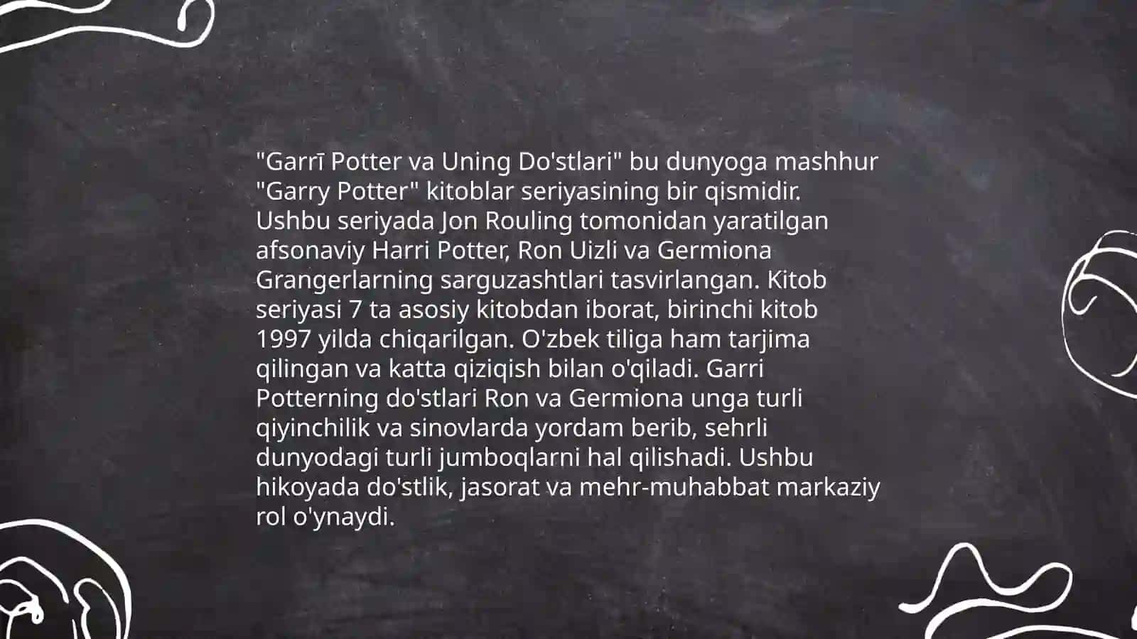 Garri Potter va Sehrgarlar Dunyosi 4