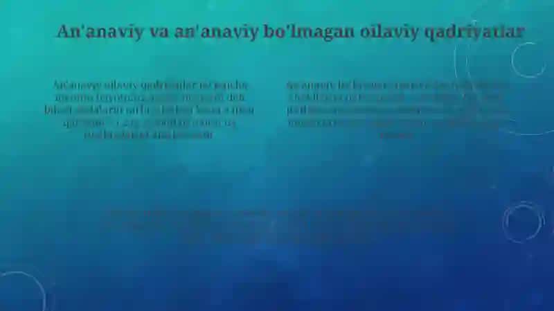 Oilaviy qadriyatlar 4