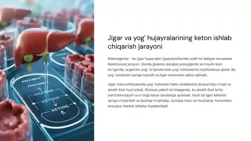 Qandli diabet va ochlik ketanuriyasi 4