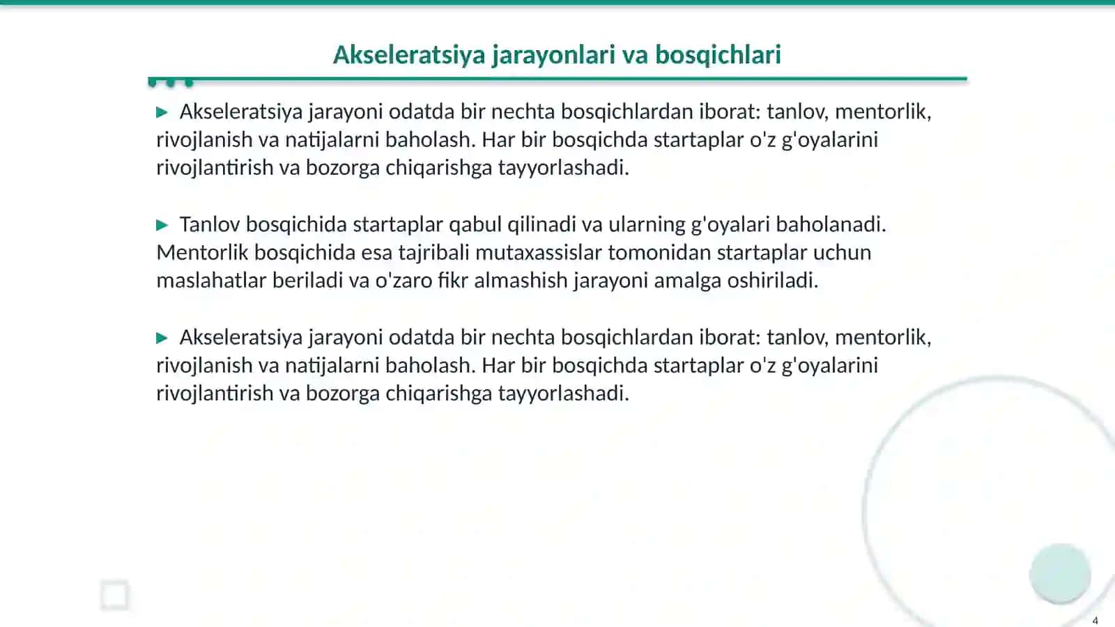 Akseleratsiya 4