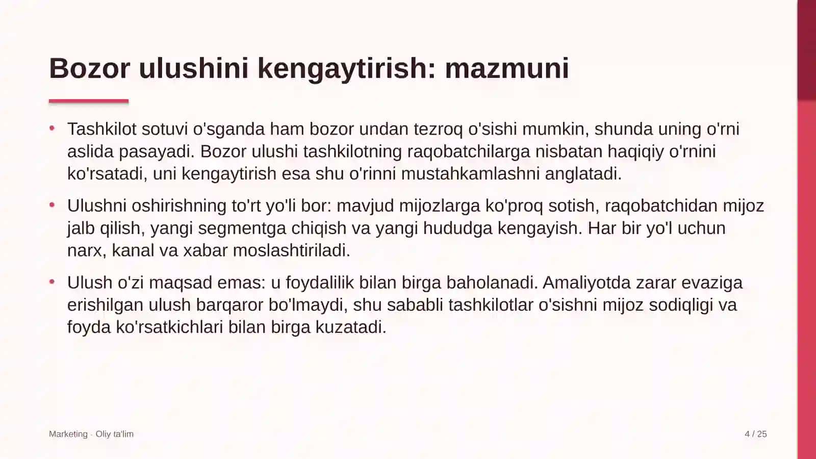 Yuqori tezlikdagi temir yo'l qatnovida bozor ulushini kengaytirish 4