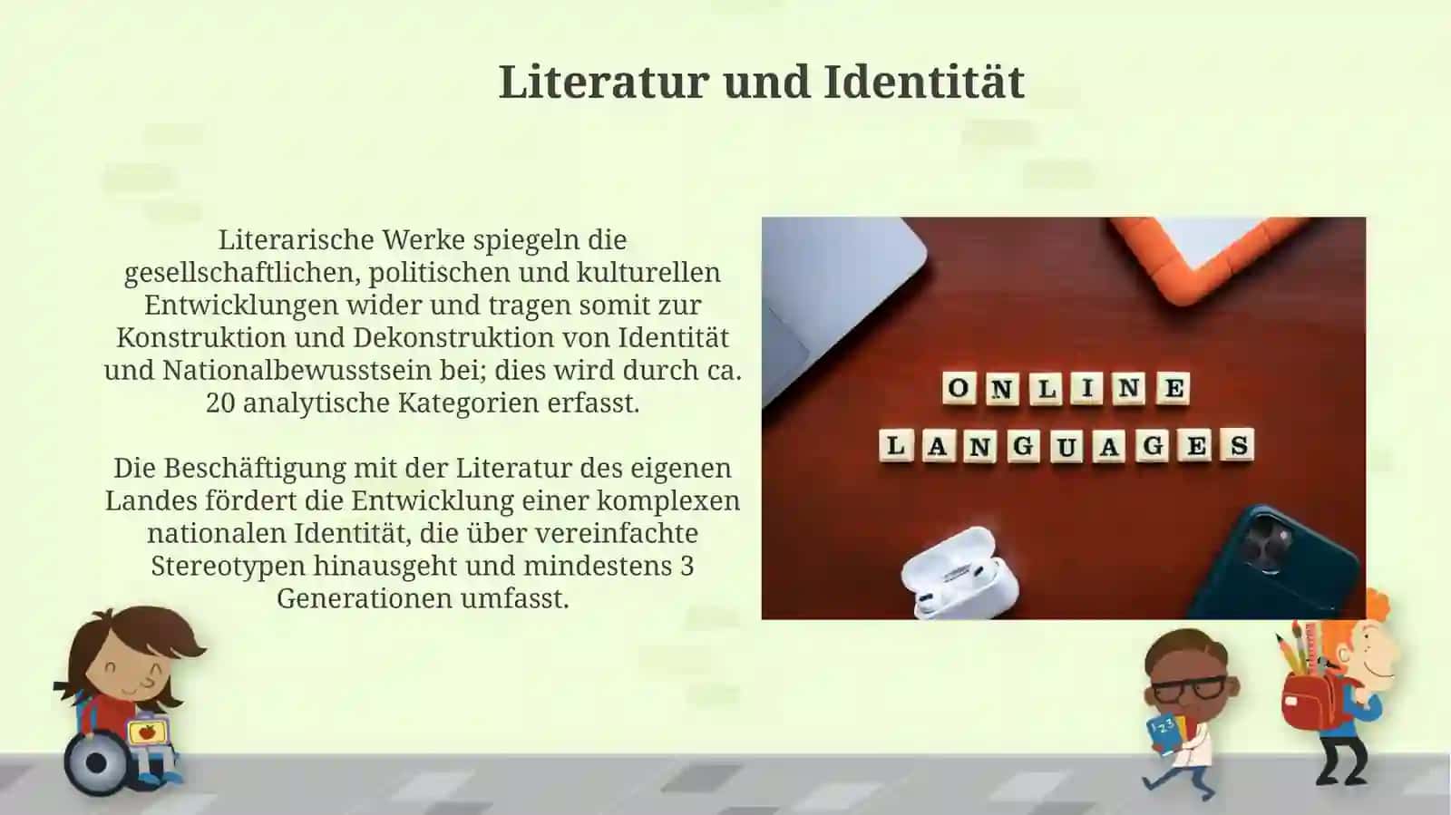 Literatur des Landes der erlernenden Sprache 4