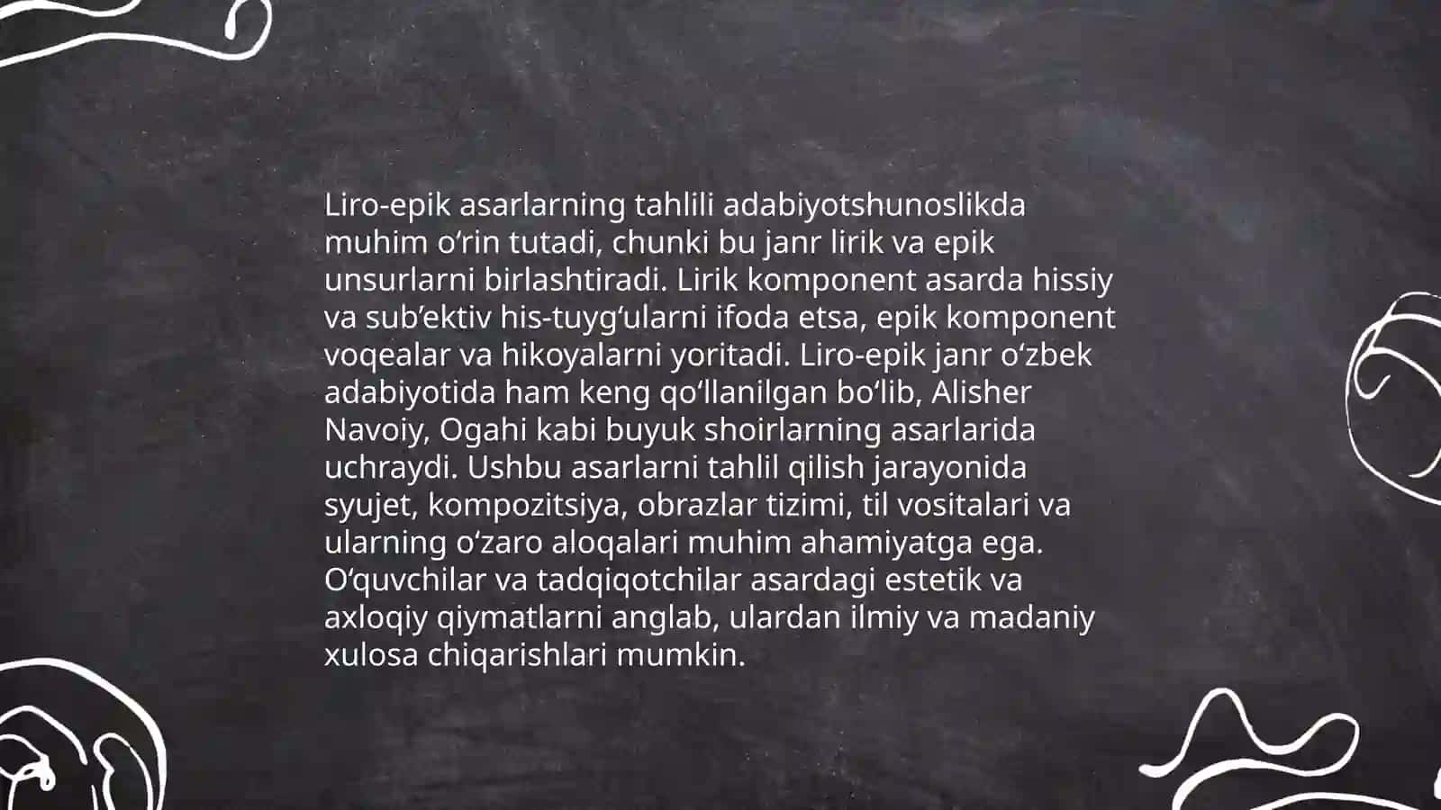 Lirik va liro-epik turdagi asarlar tahlili 4