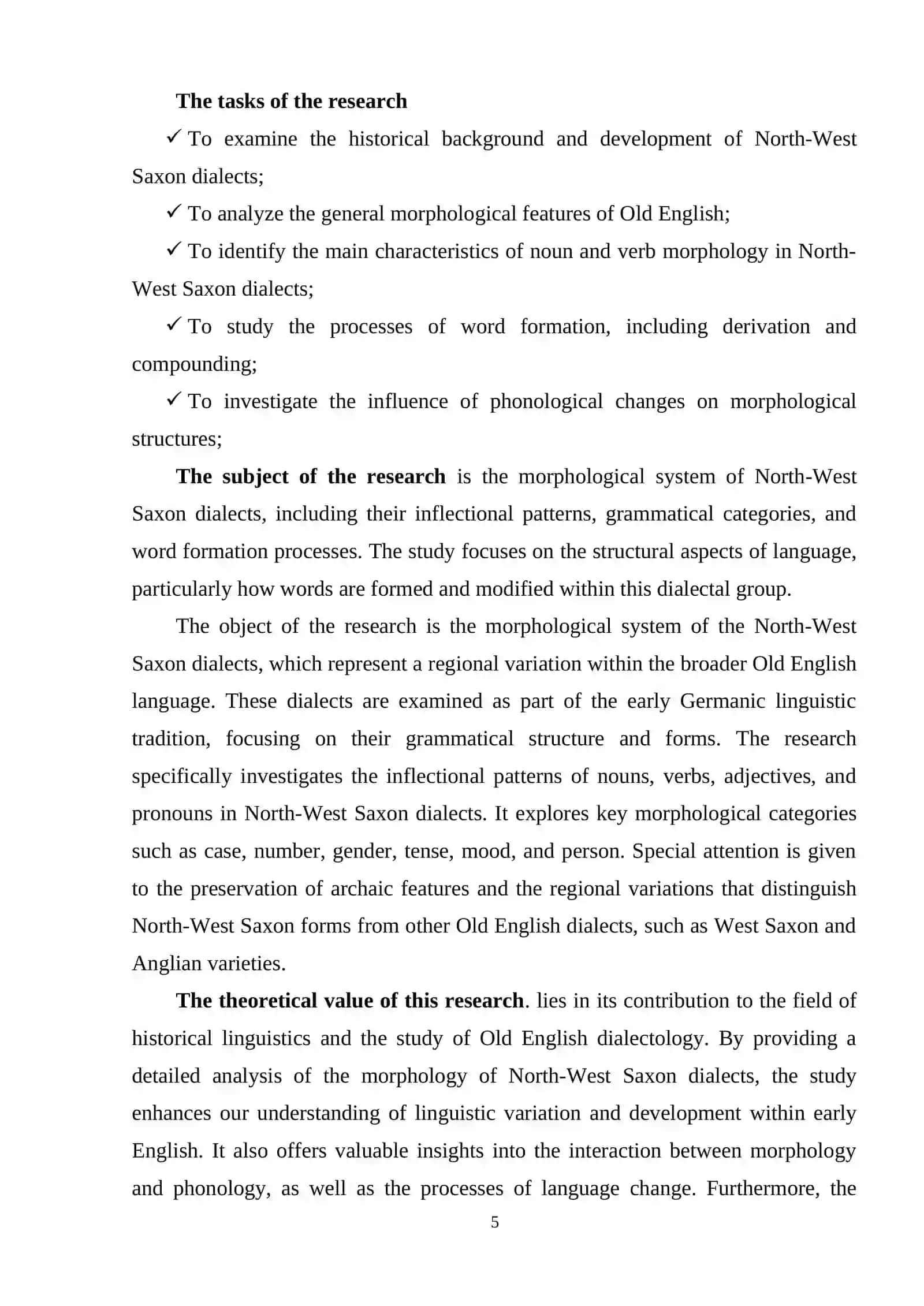 Morphology of North-West Saxon Dialects 4