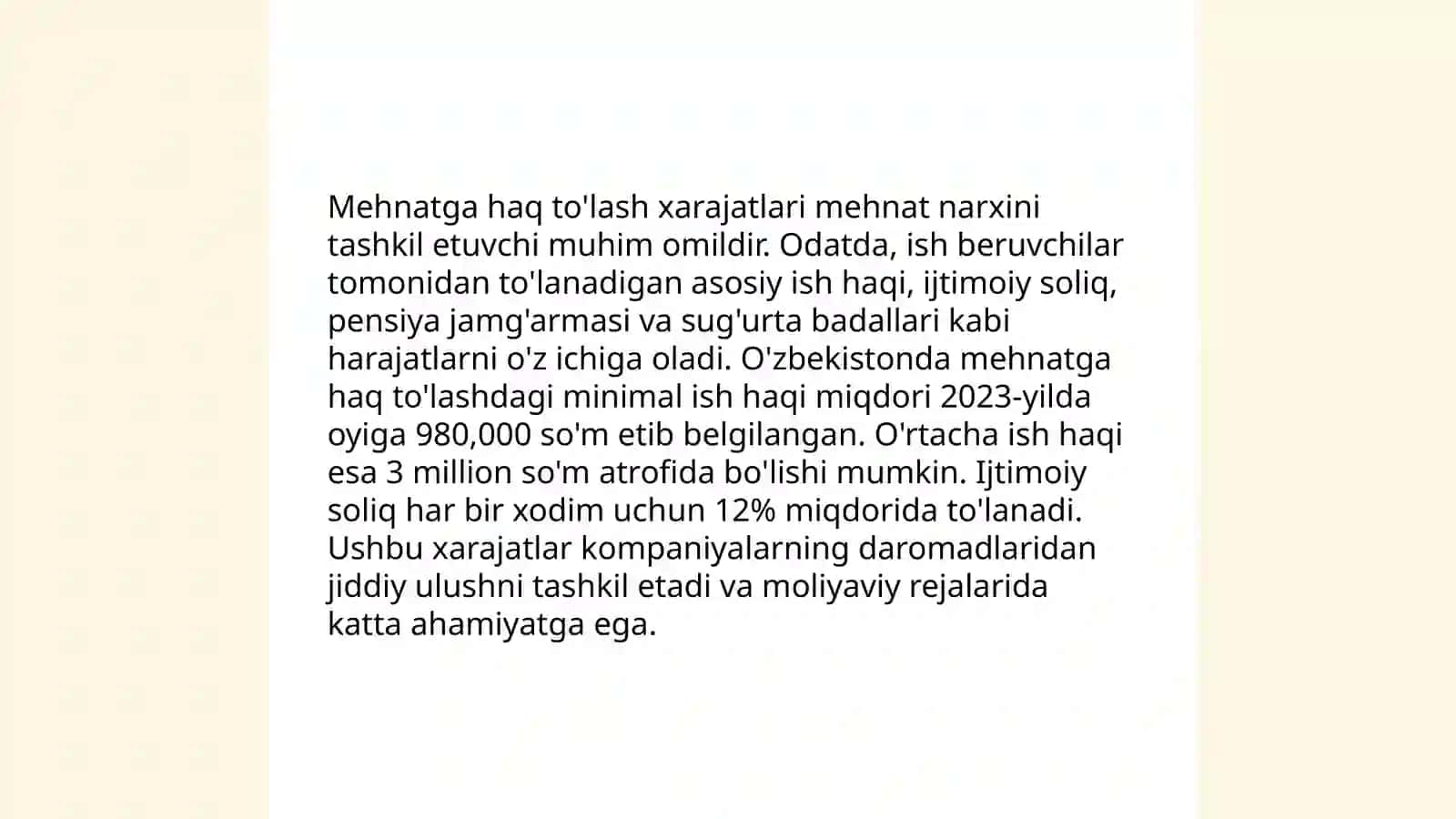 Xo'jalik yurituvchi subyektlarning xarajatlari 4