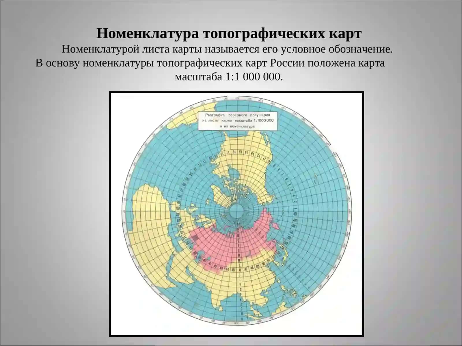 Классификация топографических карт 4