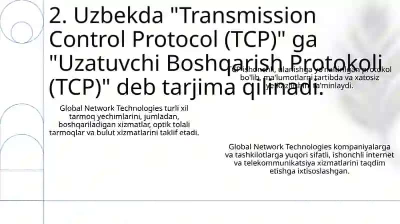 Global tarmoq texnologiyalari 4