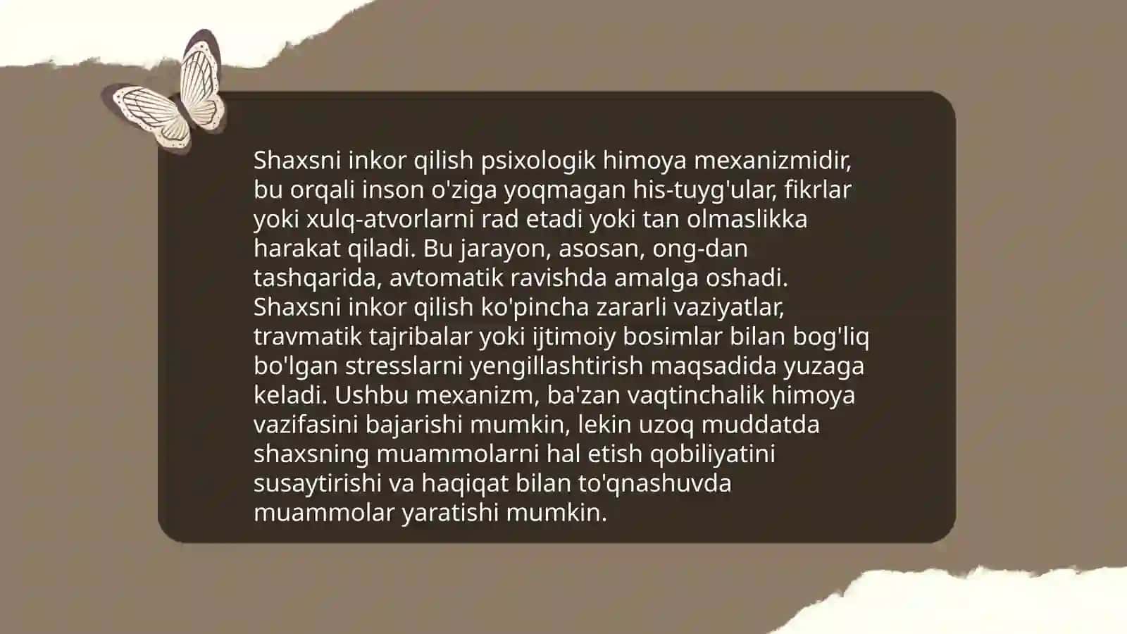 Shaxslarning psixologik himoya mexanizmlari 4