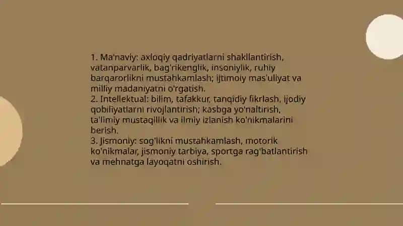 Tarbiyaning maqsad va vazifalari 4