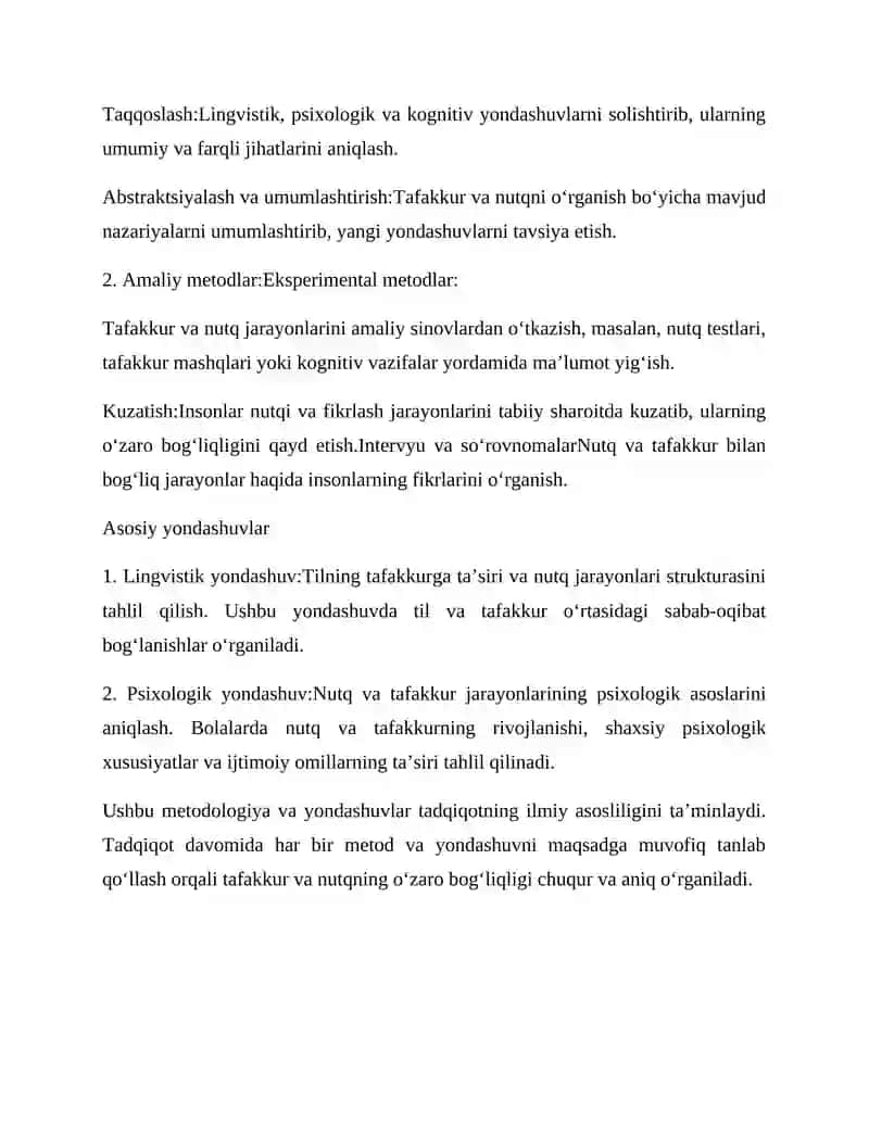 Tafakkur va Nutq Taxlili 4