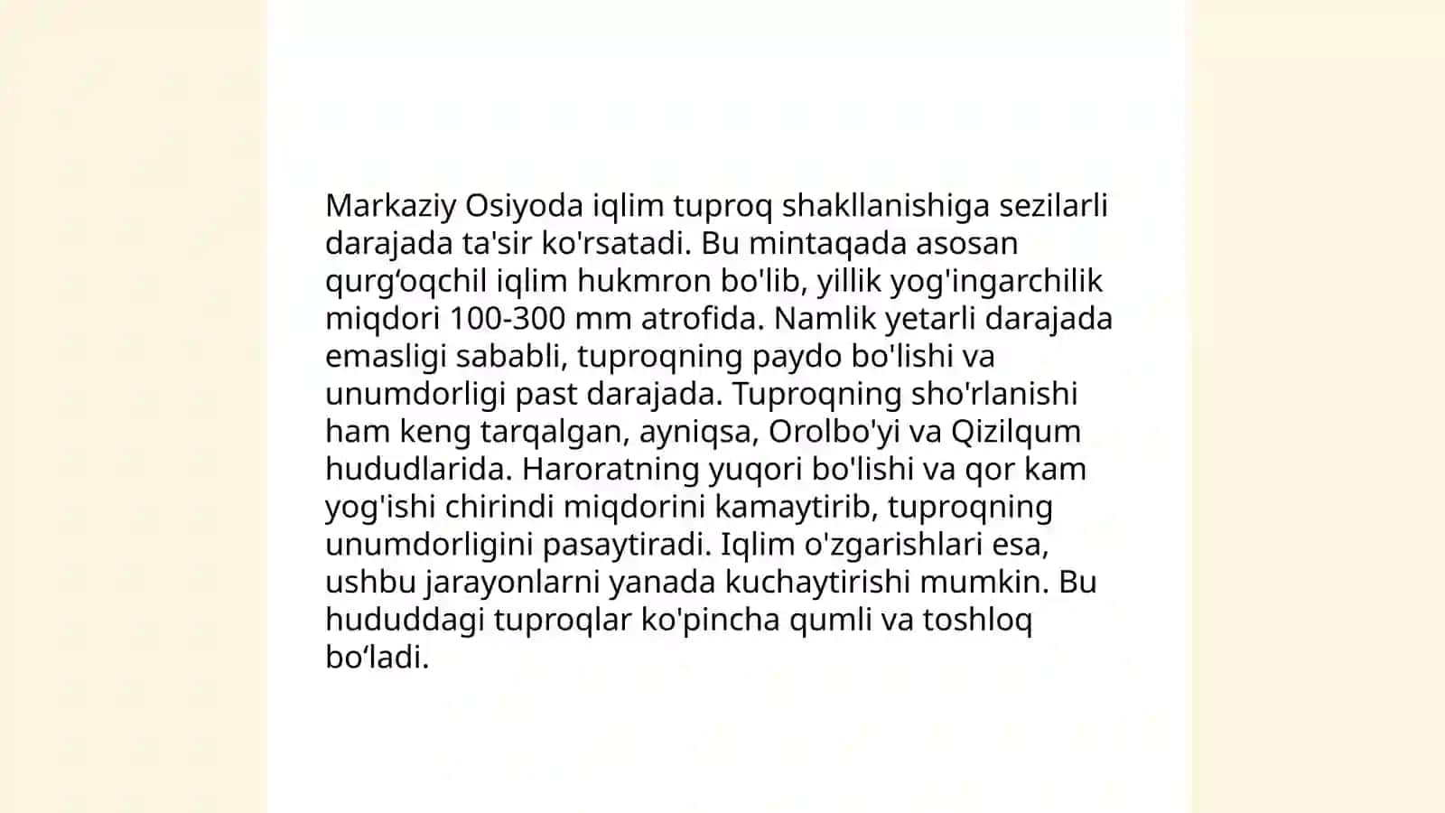Markaziy Osiyo tuproq turlari va tasnifi 4