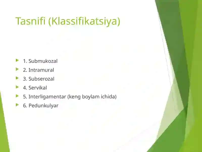 Mioma (Uterin Fibromiyoma) 4