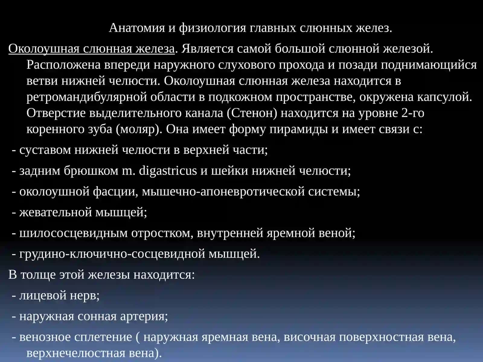 Слюнные железы 4