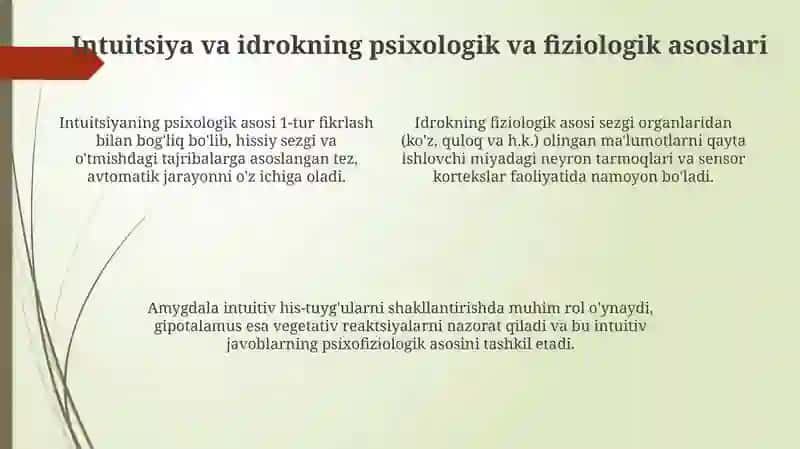Sezgi va Idrok 4