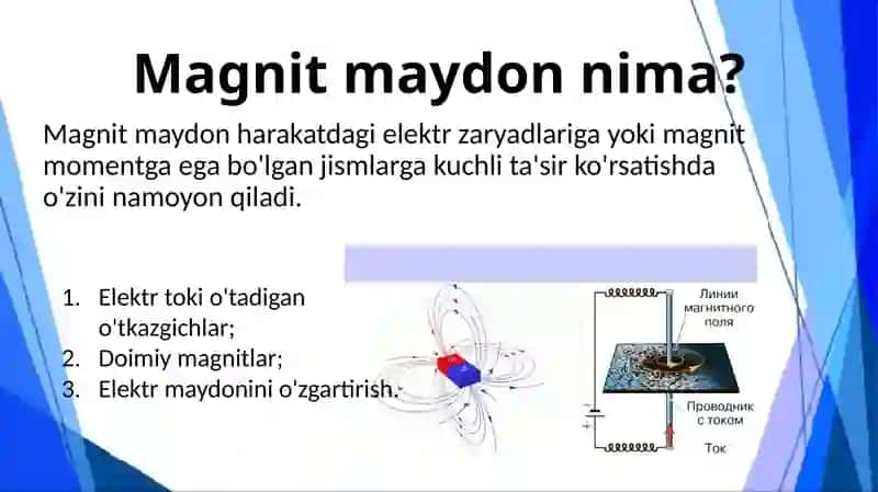 Magnit maydon nazariyasi 4