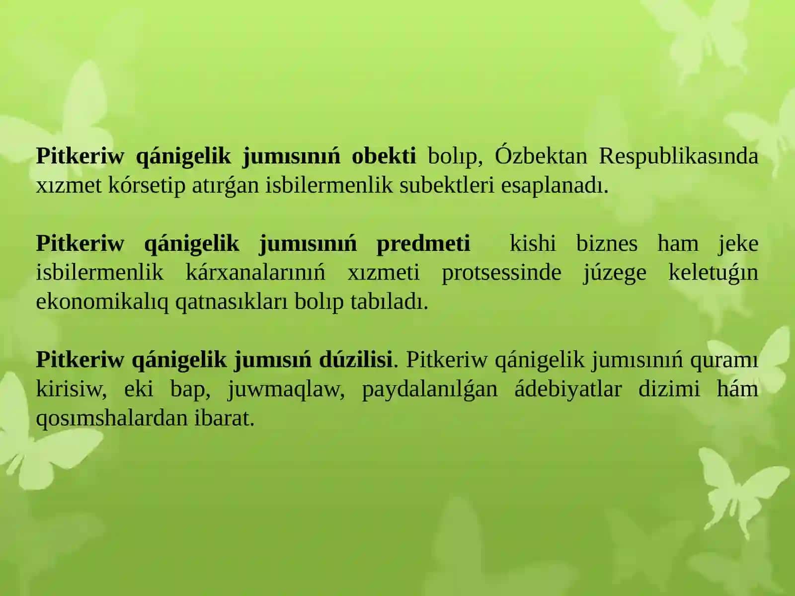 Pitkeriw qánigelik jumisi 4