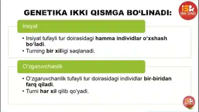 Genetika fanining vazifasi va usullari 4