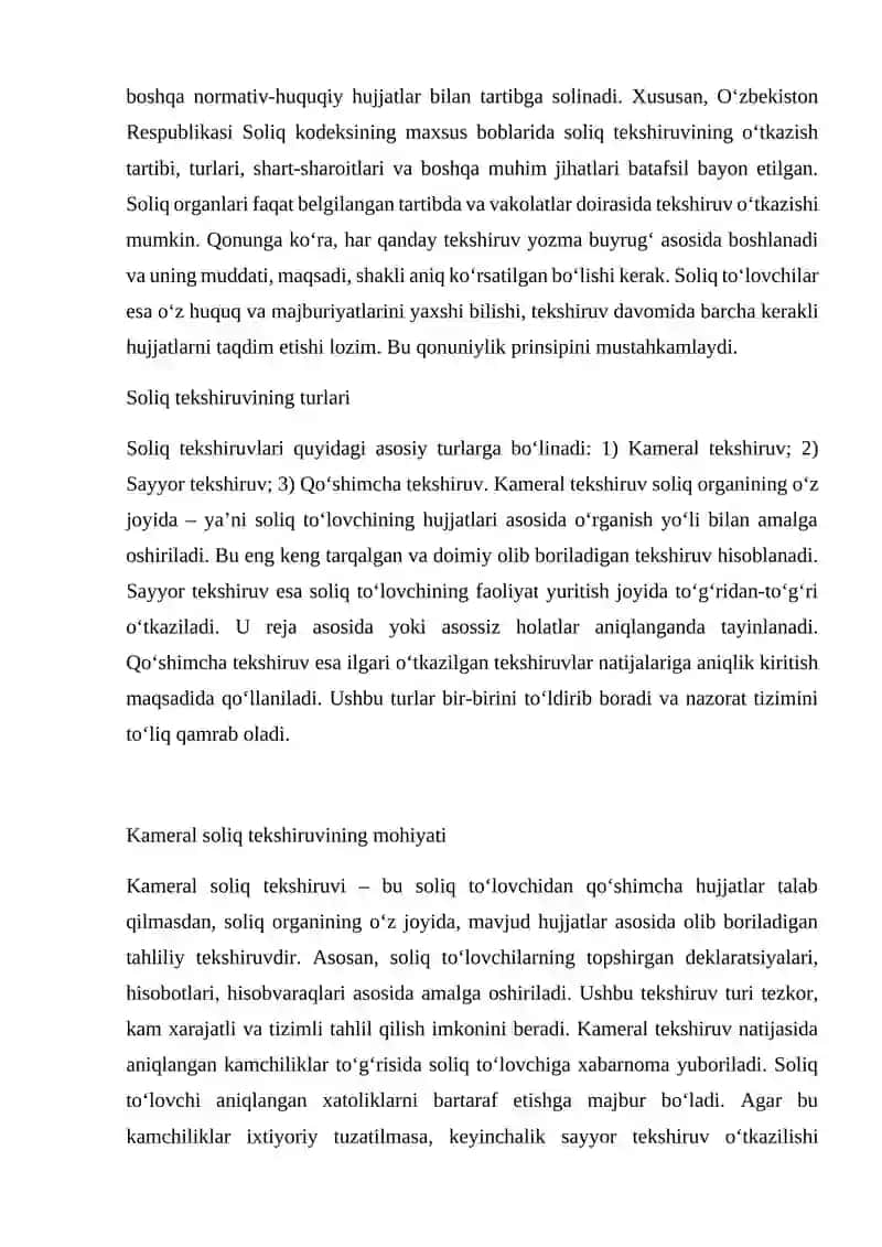 Soliq tekshiruvi 4