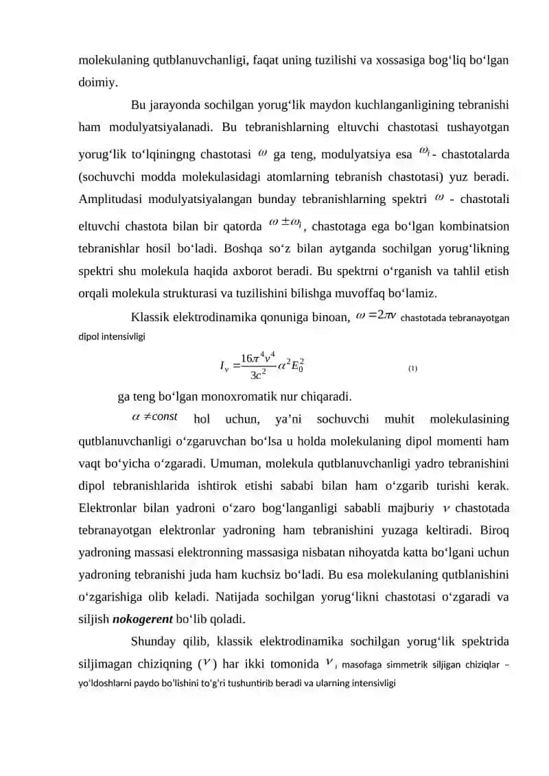 Yorug‘likning kombinatsion sochilishi 4