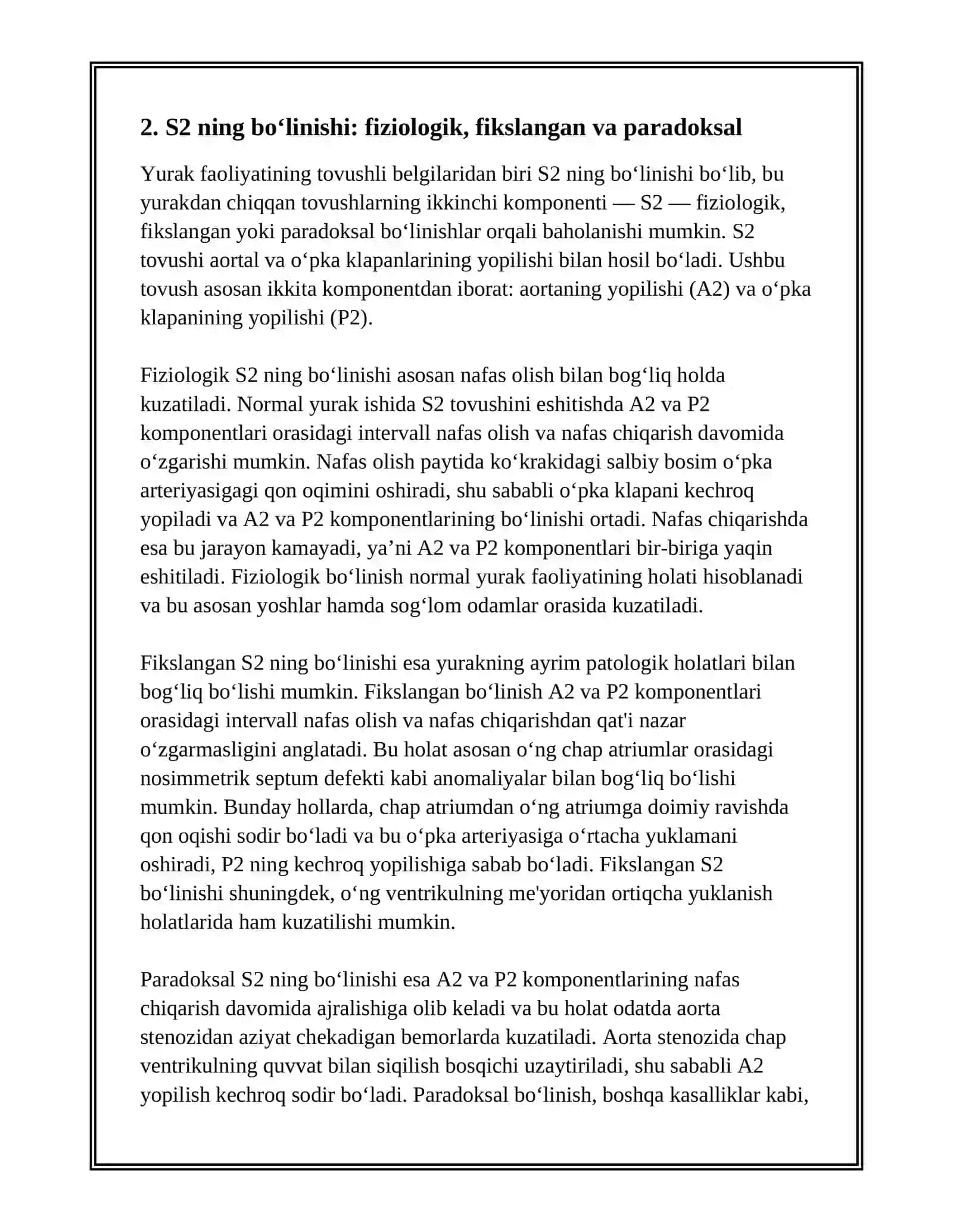 YURAK FAOLIYATINING TOVUSHLI BELGILARI 4