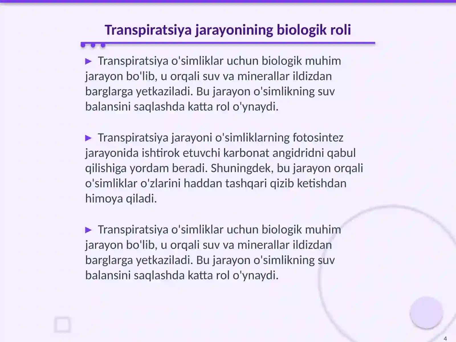 Transpiratsiya jadalligini aniqlashda zamonaviy asbob uskunalardan foydalanish 4