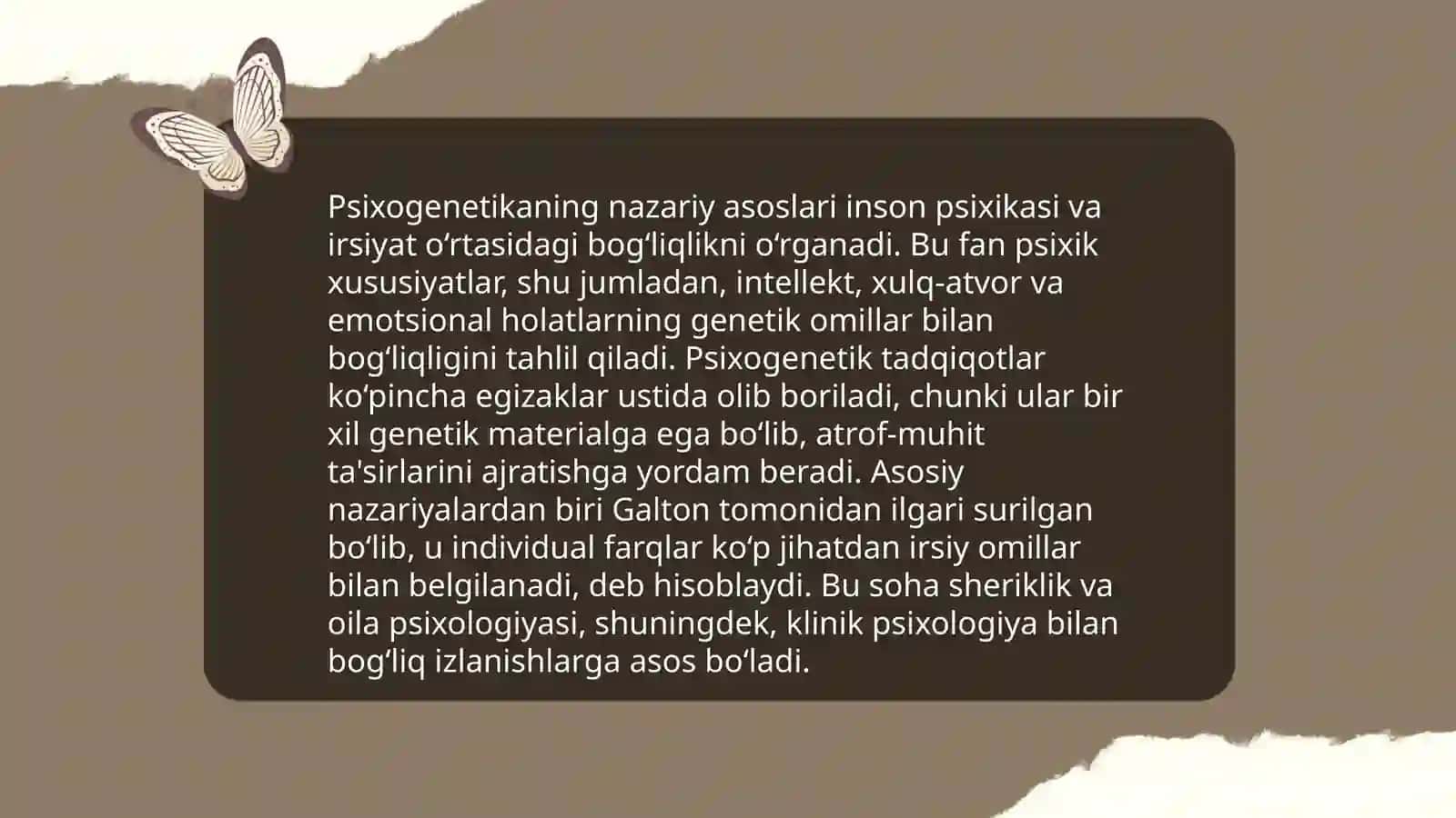 Psixogenetikaning asosiy metodlari 4