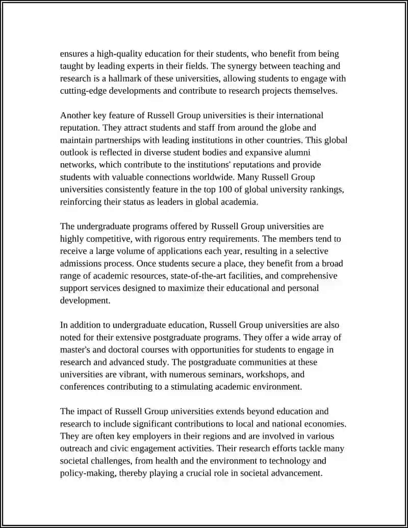 Russell Group universities 4