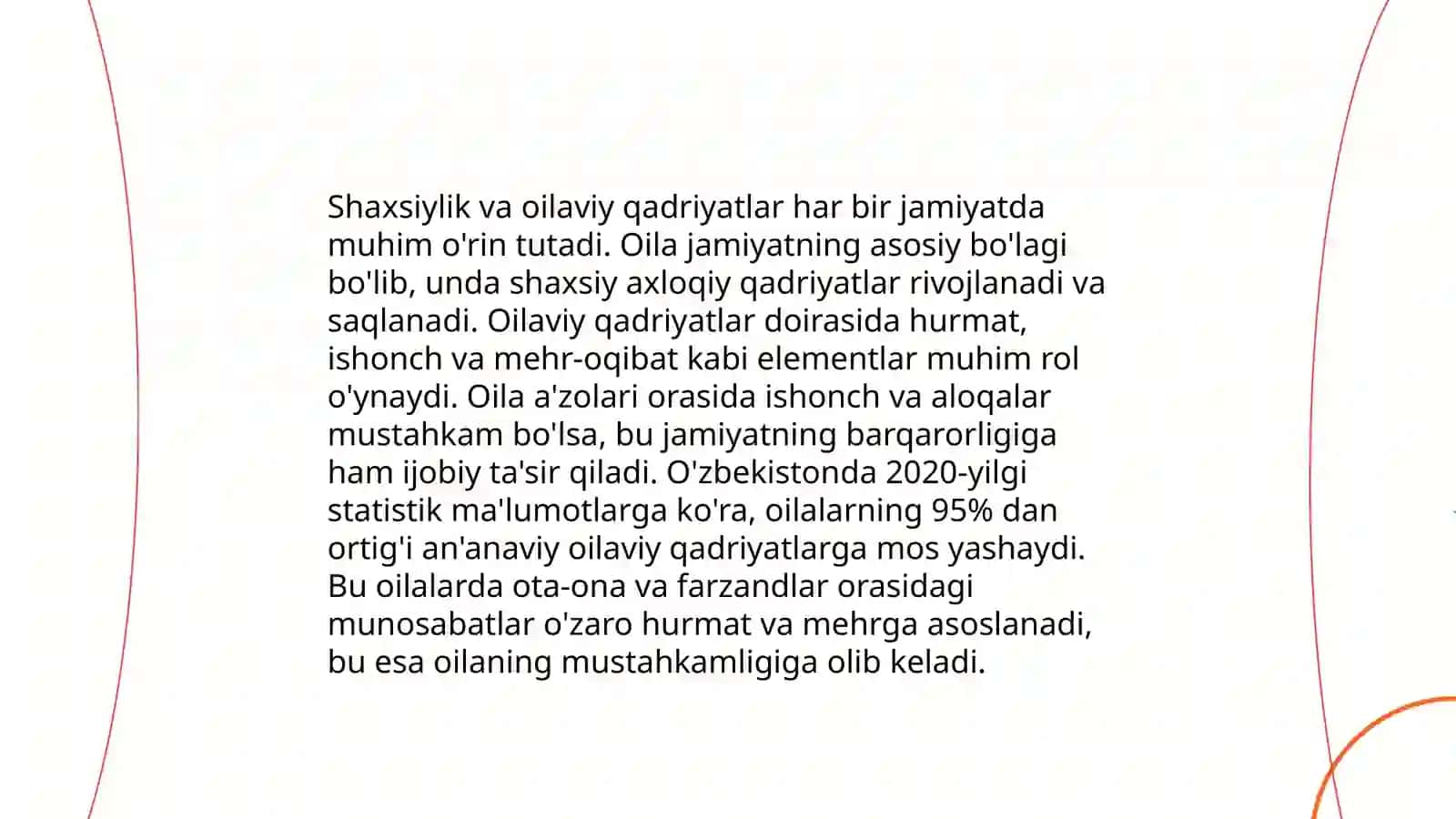 Shaxsning oila muhitida va jamiyatda shakllanishi 4