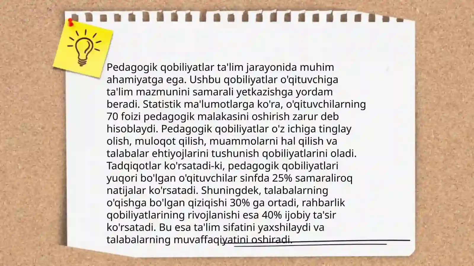Pedagogik qobiliyatlar haqida tushuncha 4