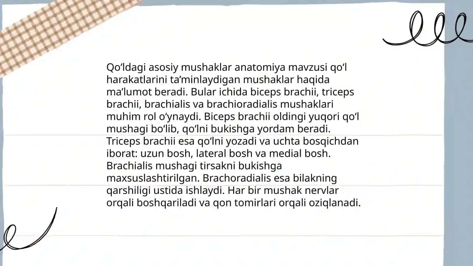 Qôl muskullarining tuzilishi 4