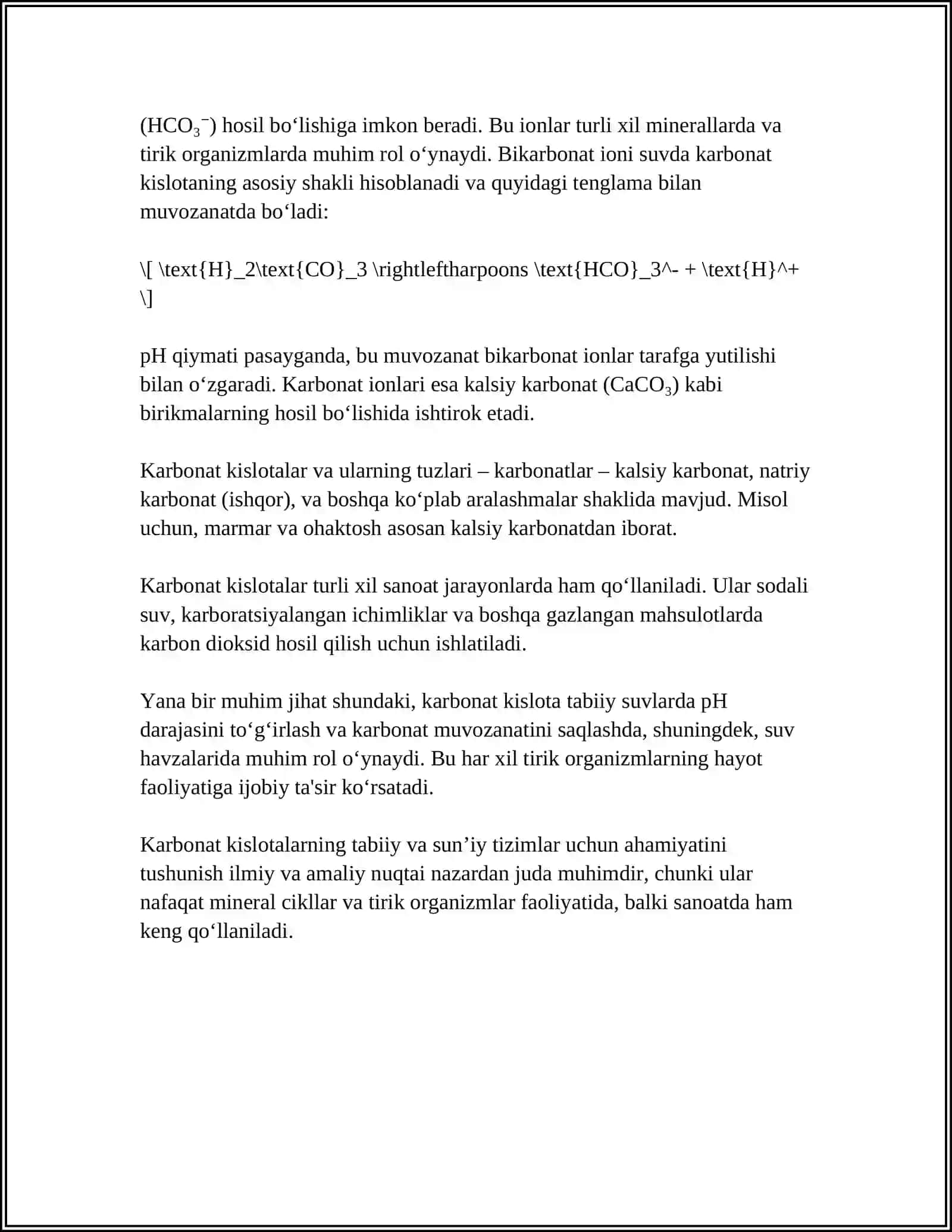 KARBONAT KESLATALAR VA ULARNING TUWINDILARI 4