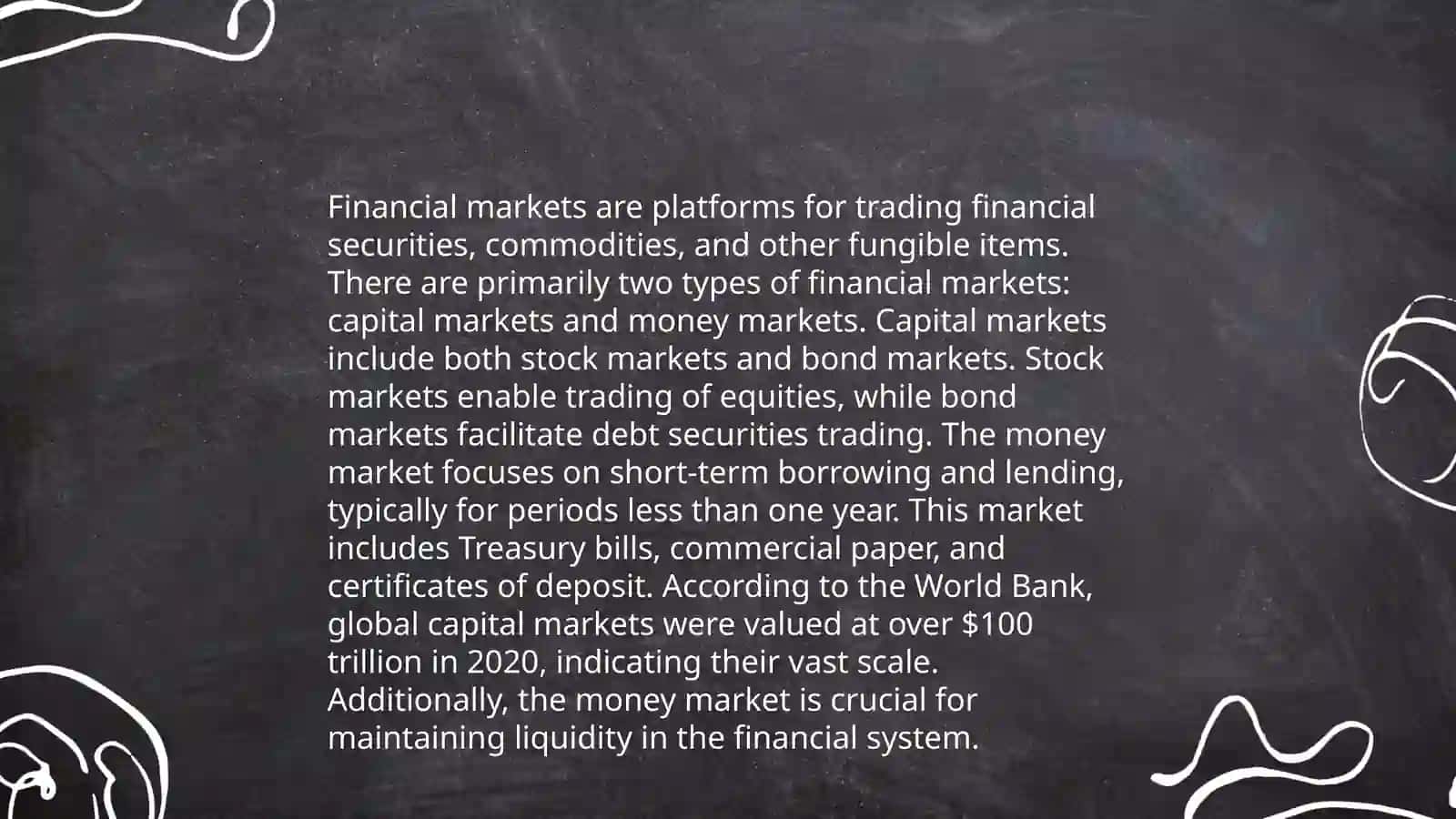 The structure of financial systems, financial markets, securities and financial intermediaries 4