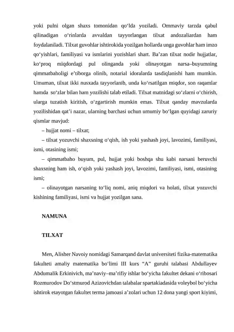 Tushuntirish xati 4