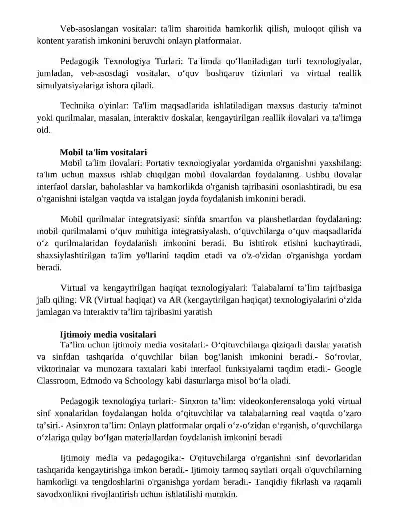 Pedagogik Texnologiya Turlari 4