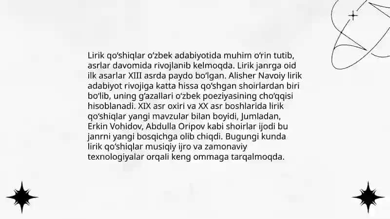 Mehnat qõshiqlari va lirik qõshiqlar 4