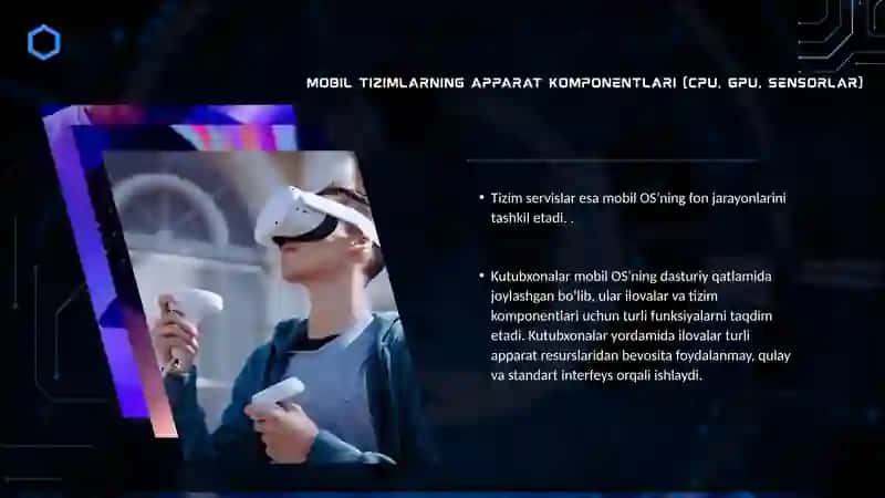 MOBIL QURILMALARDA O’RNATILGAN TIZIMLARNING QO’LANILISHI 4