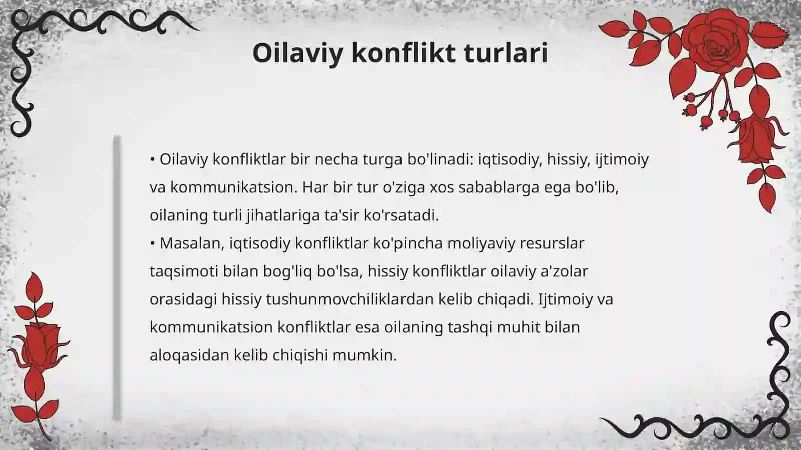 Oilaviy konflikt 4