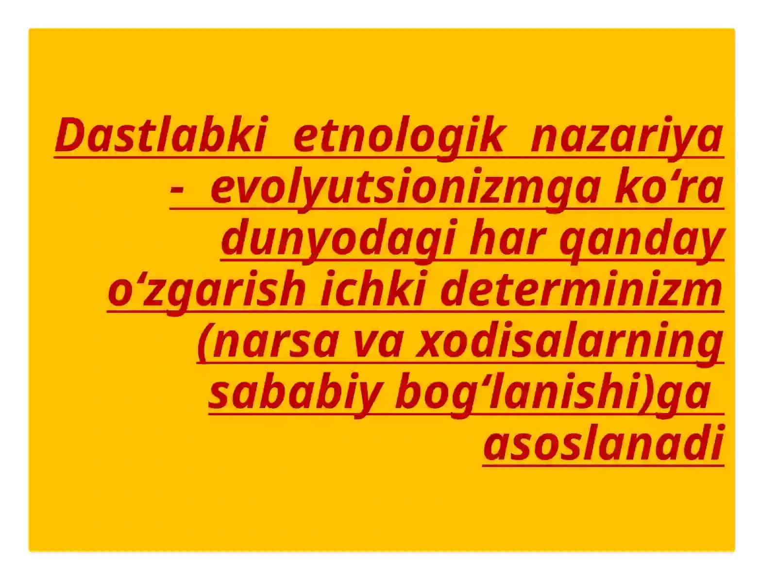 Etnologiya fanlarining ibtidoiy tarixi 4