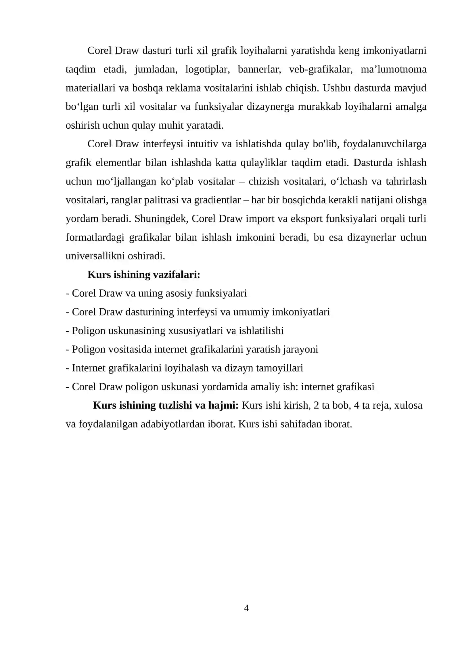 Corel DRAWNING POLYGON USKUNASIDA INTERNET GRAFIKASINI YARATISH 4