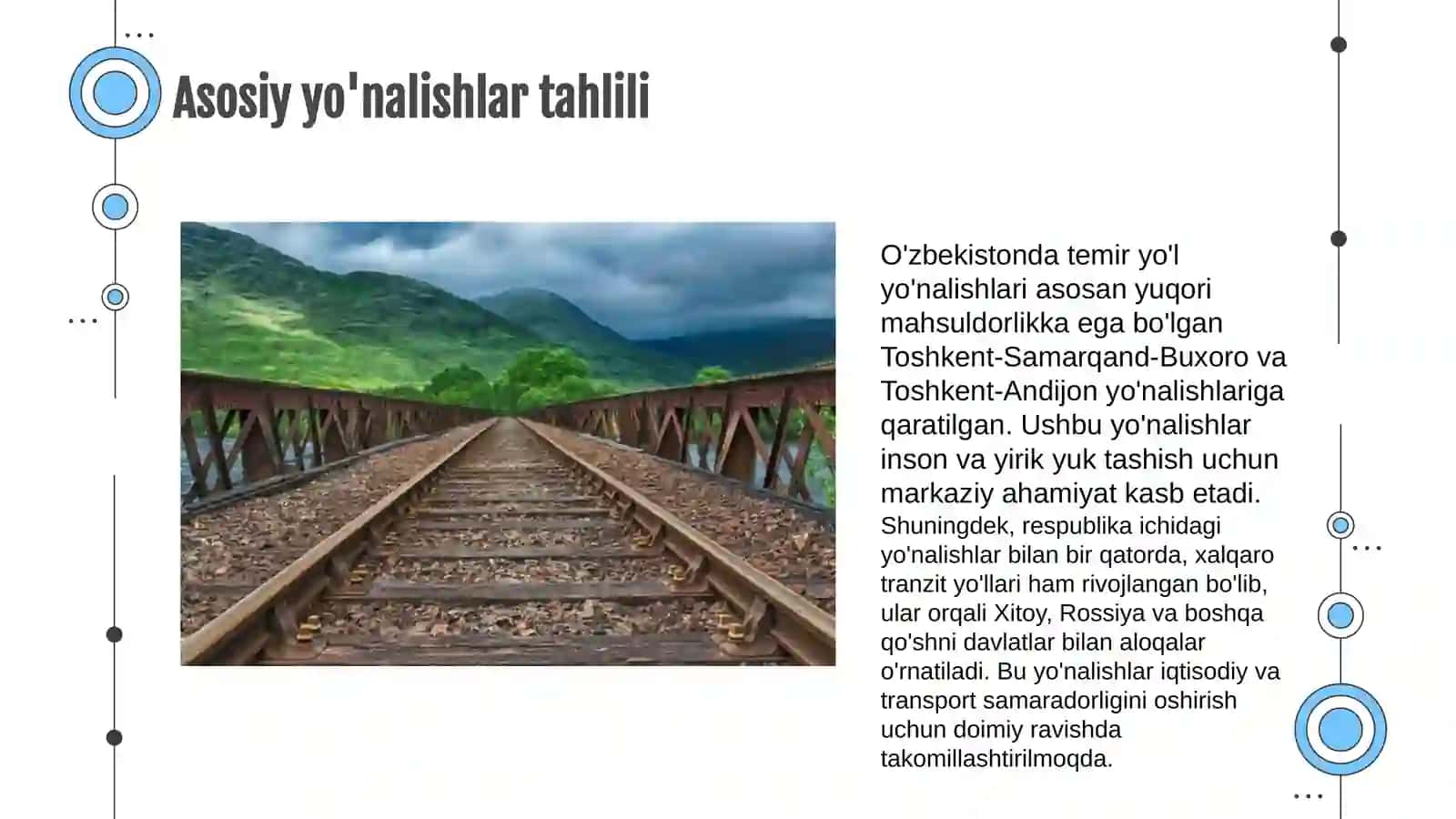 ÕZNEKISTON TEMIR YÕL TARMOQLARI 4