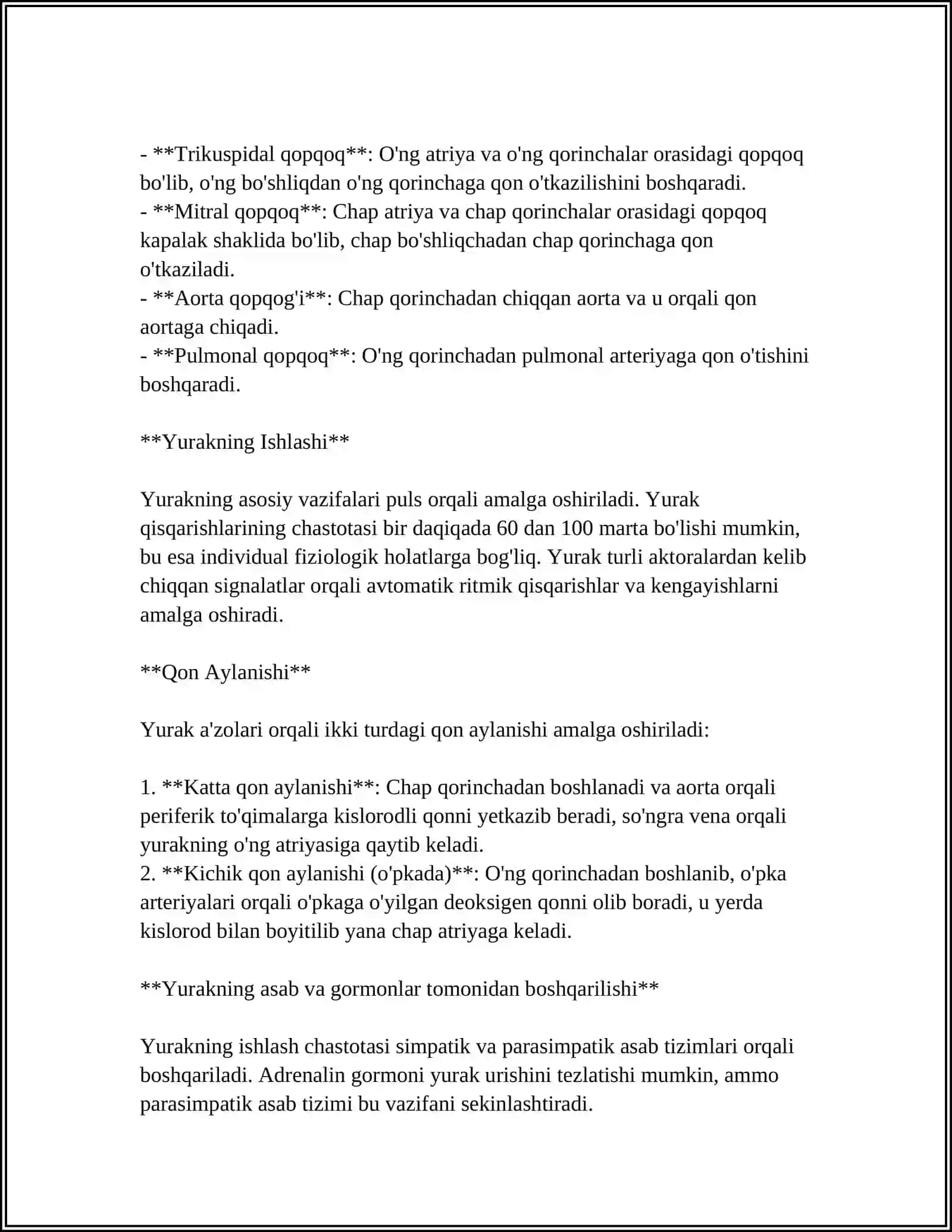 Yurak Anatomiyasi 4